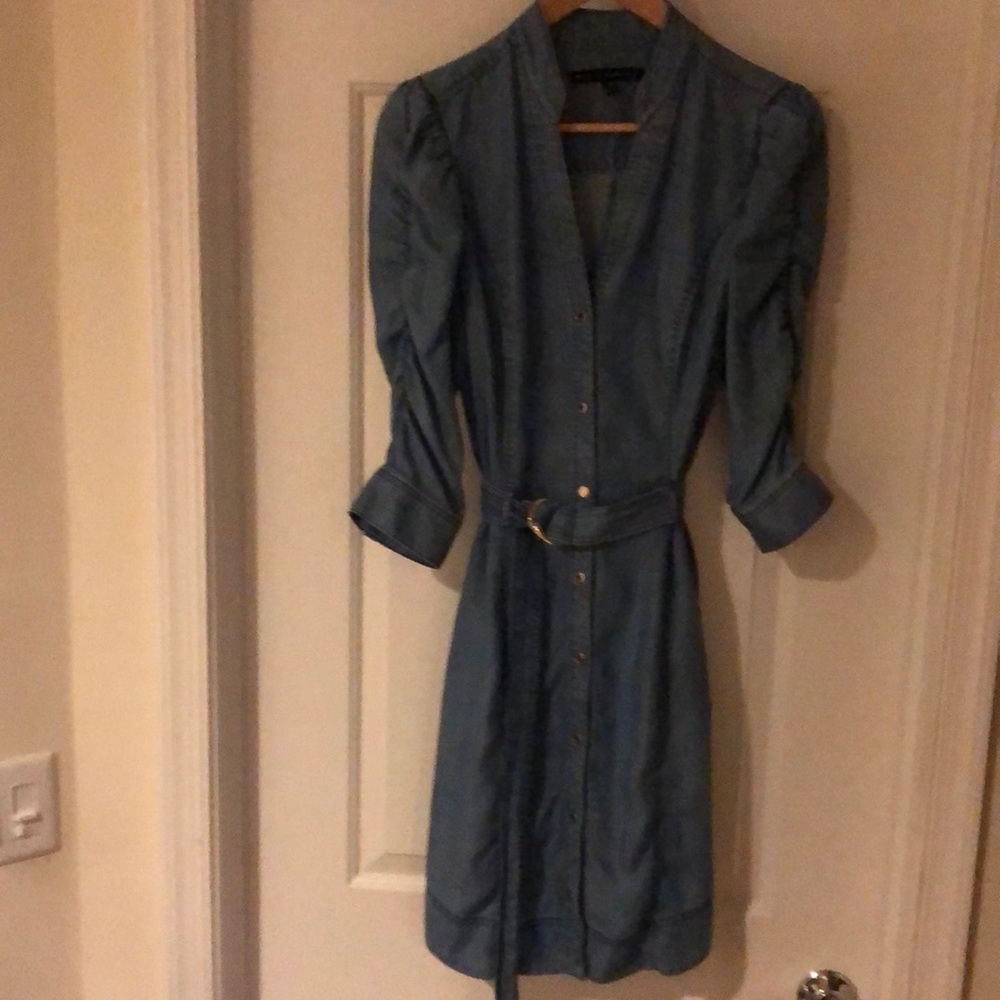White House Black Market Denim Dress